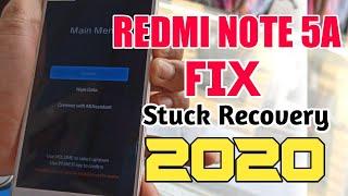 Fix Stuck Recovery Redmi Note 5a (UGGLITE) MDT6, MDE6, MDT6 2020