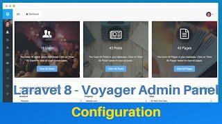 Laravel Admin Panel #2 Configuration | Voyager Admin Panel | Laravel Tutorial