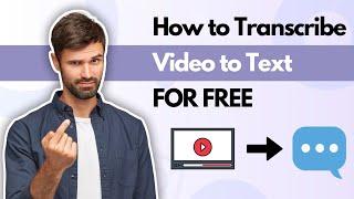 How to Transcribe Your Video to Text - Online Free Converter for Transcript