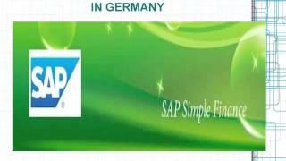 SAP SIMPLE FINANCE ONLINE TRAINING IN GERMANY