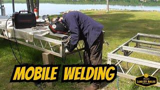 Aluminum MIG Welding Boat Dock Repair Mobile Welding