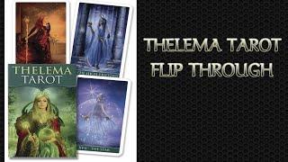 Thelema Tarot Flip Through - No Talking