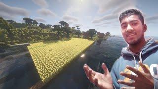 I build big farm land area in my village | minecraft gameplay | survival #2