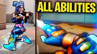 *NEW* Agent Neon Gameplay - ALL ABILITIES REVEALED