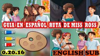 Summertime Saga Tutorial de la Ruta Maestra Ross en Español