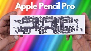 Apple Pencil Pro  Unboxing | Features | Price & Compatibility