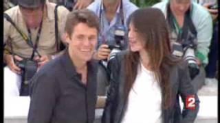 Charlotte Gainsbourg , Dafoe , von Trier - video of the photoshoot session Cannes 2009