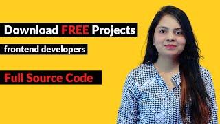 Download Free Projects for Frontend Developers | Free Projects | Designwithrehana