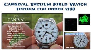 Get You Some Tritium for Under $100! - Carnival Tritium Field Watch Review