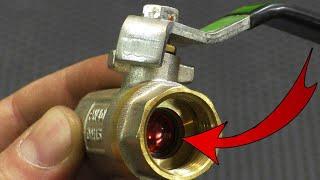 After learning this SECRET, you will NEVER throw away the BALL VALVE again !!!