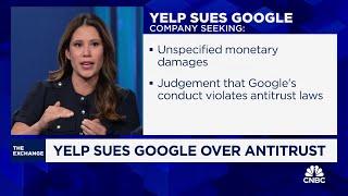 Yelp sues Google, alleging unfair advantage in search market