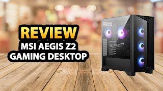 MSI Aegis Z2 Gaming Desktop 2024  Review