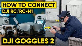 How to Fly DJI Mini 3 PRO with GOGGLES 2, DJI RC & RC-N1