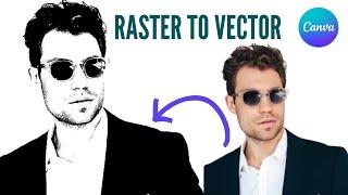 How To Create Vector Images In Canva #easy canva #canva tutorial