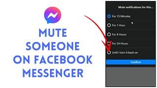 How to Mute Someone on Facebook Messenger? Muting Someone's Messages on Facebook Messenger