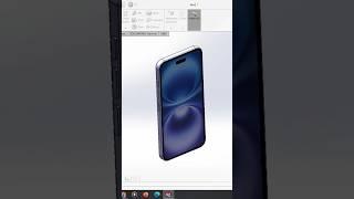 Design of the iPhone 16 in Solidworks #iphone #iphone16 #mobile #apple #cad #iphonedesign #iphonexi