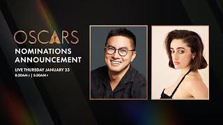 97th Oscars Nominations Announcement Hosted By Bowen Yang & Rachel Sennott | Feat. ASL Interpreters