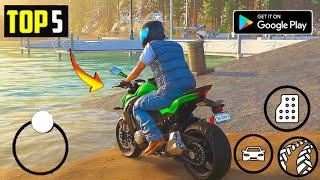 Top 5 Most Realistic BIKE STUNT Games for Android l Best Bike Racing Games on Android 2023