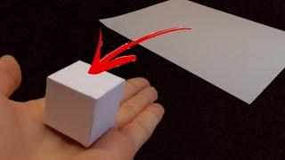 Jak (od zera) zrobić sześcian/kostkę z papieru w 15 minut