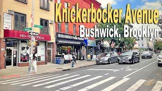 Walking Around Knickerbocker Avenue Bushwick, Brooklyn, NY - Enjoy Fall 2024