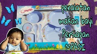 REVIEW PERALATAN MAKAN BAYI | Persiapan MPASI | Feeding Set ONESIS