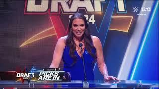 Stephanie McMahon Reveals First Round Selection in WWE Draft - WWE RAW 4/29/2024