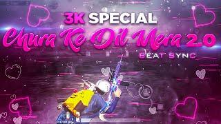 Chura Ke Dil Mera 2 0 | 3K Special |  BGMI Beat Sync montage