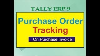 PURCHASE ORDER TRACKING IN TALLY GST | NICT COMPUTER