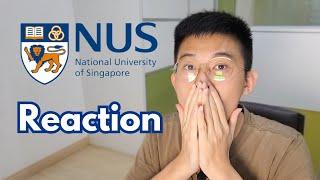 My Reaction to NUS University Application Decision 2024! Revealing my Singapore Uni Outcome