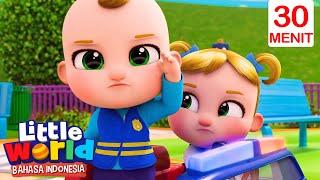 Mobil Polisi Datang Membantu | Little World Bahasa Indonesia | Kartun dan Lagu Anak