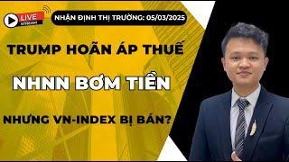 Chứng khoán hôm nay: Trump Hoãn Áp Thuế, NHNN Bơm Tiền Nhưng VN-Index Bị Bán?