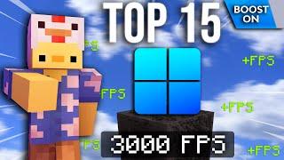 Top 15 Windows Optimizations for MORE FPS in Minecraft