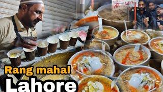 Rang mahal Lahore | Winter street food  Androon Lahore | Yousaf chicken corn soup | walled city.