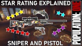 RadFox University: Gun Star Rating Explained: Sniper and Pistol | POPULATION: ONE