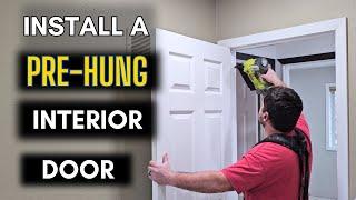 Interior Door install On Finished Floor | Step-by-Step Guide for DIY Door Installation