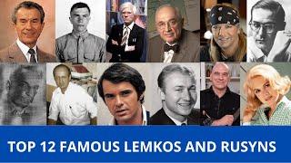 Famous Lemkos and Rusyns from America/Знаны Лемкы і Руснакы з Гамерикы