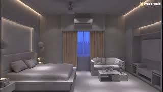 Architectural 3D Walkthrough Animation of Bedroom | Renderwala