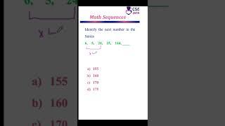 Identify the next number in the sequence #5 #mathsequences #maths #mathstricks #mathematics #cseguru