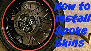 How to Install Spoke Skins on Supermoto/Dirtbike Rim