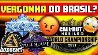 TIMES BRASILEIROS, a VERGONHA no CAMPEONATO MUNDIAL de COD MOBILE 2021?