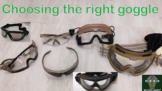 Best airsoft goggle, ESS, Rothoc OTG, Smith optics, Revision, pymarex