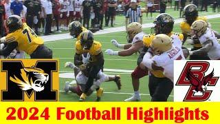 #24 Boston College vs #6 Missouri Football Game Highlights 9 14 2024