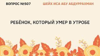 507. Ребенок, который умер в утробе || Иса Абу Абдуррахман