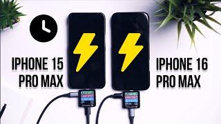 iPhone 16 Pro Max - Fast Charging Test (45 W)