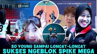 Ketika Mega MENGKOLAK So-Young "Momen Yang Paling MENGESANKAN Red Sparks vs IBK Altos"