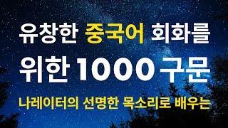 유창한 중국어 대화를 위한 1000구문