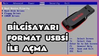 BİLGİSAYARI USB İLE BAŞLATMA - 32 BİT 64 BİT YAPMA | Mert Peace