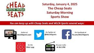 1/4/2025 - Cheap Seats Saturday Morning Sports Show ~ Guest: Dave Kindred