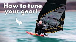HOW TO TUNE your WINDSURF EQUIPMENT (As Freerider or Freeracer) | Windsurf Tutorial
