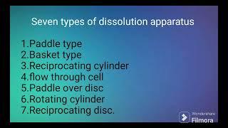 Types of Dissolution apparatus#qualitycontrol#pharmagyan#viralvideo